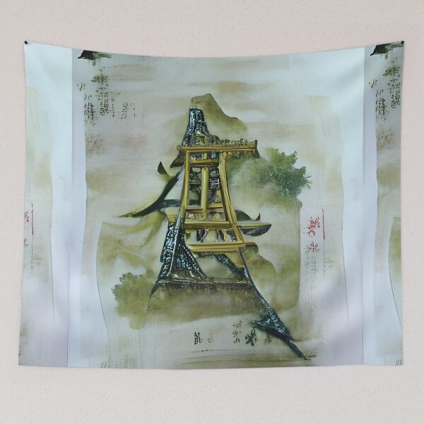 Item preview, Eiffel tower - chinese style designed and sold by REALDesign-Shop.