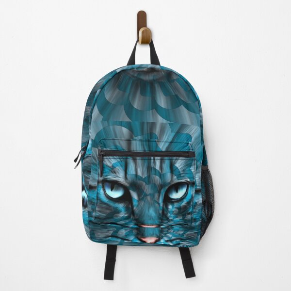 Item preview, Blue Abstract Cat - Fine Art designed and sold by LenaKiagia.