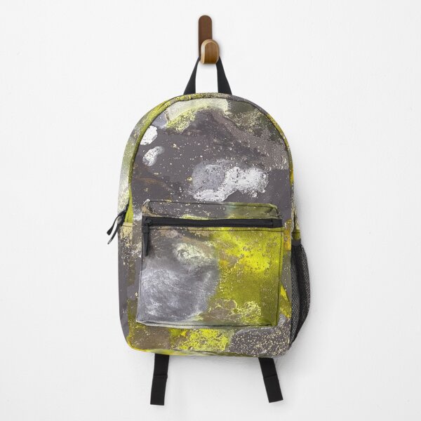 Item preview, Lemon Yellow and Charcoal with Gold Lustre Alcohol Ink designed and sold by Jenie Yolland.
