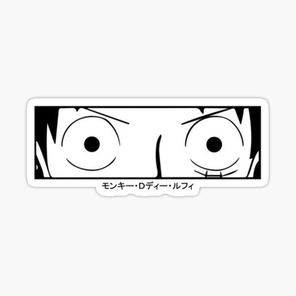 Item preview, One Piece  Luffy Eyes - Manga   designed and sold by nattmano.