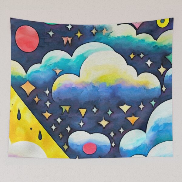 Item preview, Abstract Cosmos: Colors of the Celestial Waters designed and sold by Floralife.