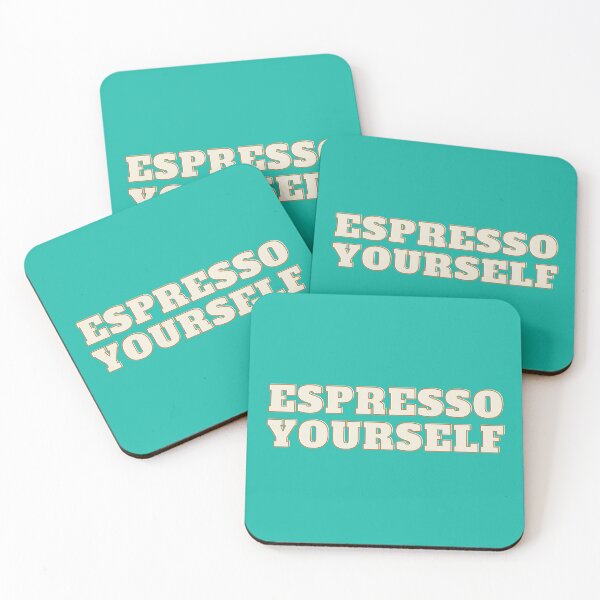 Item preview, Espresso Yourself Retro Vintage Funny Express Coffee Lover designed and sold by marie-inks.
