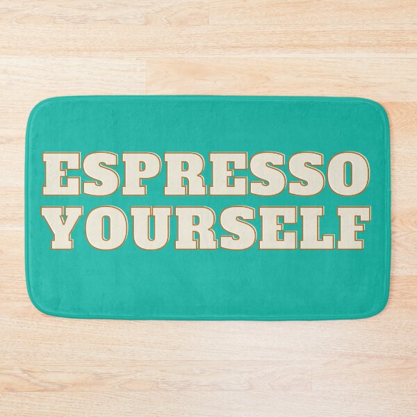 Item preview, Espresso Yourself Retro Vintage Funny Express Coffee Lover designed and sold by marie-inks.