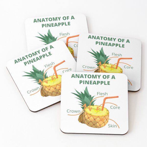 Item preview, Anatomy Of A Pineapple - Half Pineapple designed and sold by RockBeeDesigns.