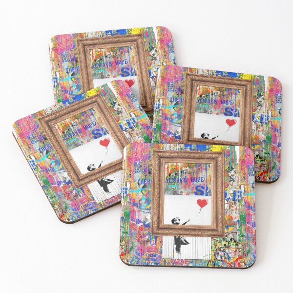 Item preview, Love Is In The Bin Colorful Graffiti-style Pop Street Art - BANKSY designed and sold by WE-ARE-BANKSY.