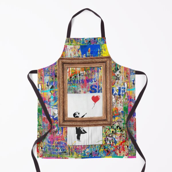 Item preview, Love Is In The Bin Colorful Graffiti-style Pop Street Art - BANKSY designed and sold by WE-ARE-BANKSY.