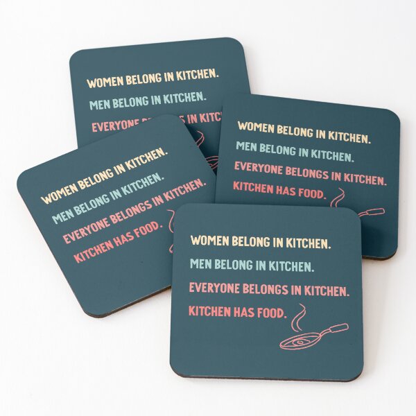 Item preview, Women belong in Kitchen - Funny Feminist Gift designed and sold by BSPDesign.