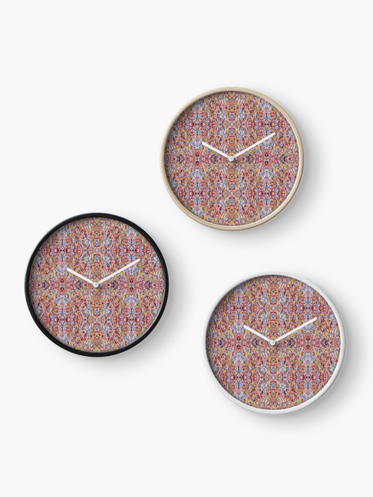 Thumbnail 3 of 4, Clock, Bamboo Shimmy designed and sold by gidgetlefleur.