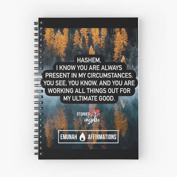 Item preview, Hashem I know you are always present in my circumstances. Religious quote designed and sold by Stories To Inspire - Motivational Jewish Quotes.