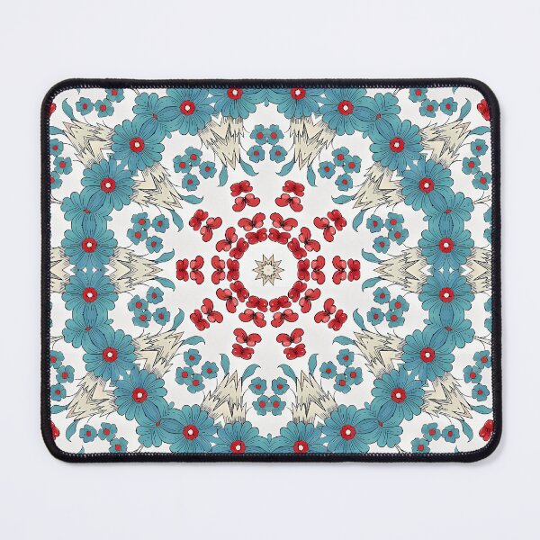 Item preview, Teal and Red Pinwheel designed and sold by Nadeasart.