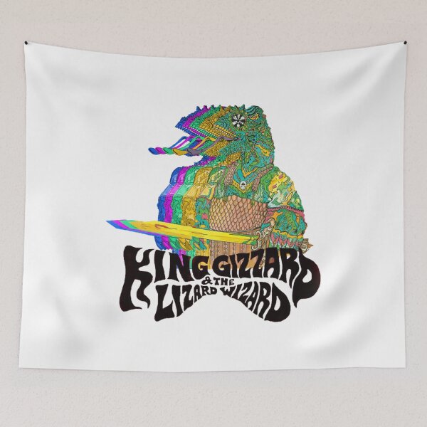 Item preview, King Gizzard and The Lizard Wizard  World duvet   designed and sold by MaxyWilkinson.