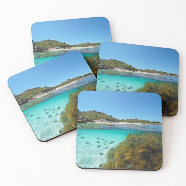 Item preview, Beach coastline and fish with algae underwater ocean Spain designed and sold by Seaphotoart.