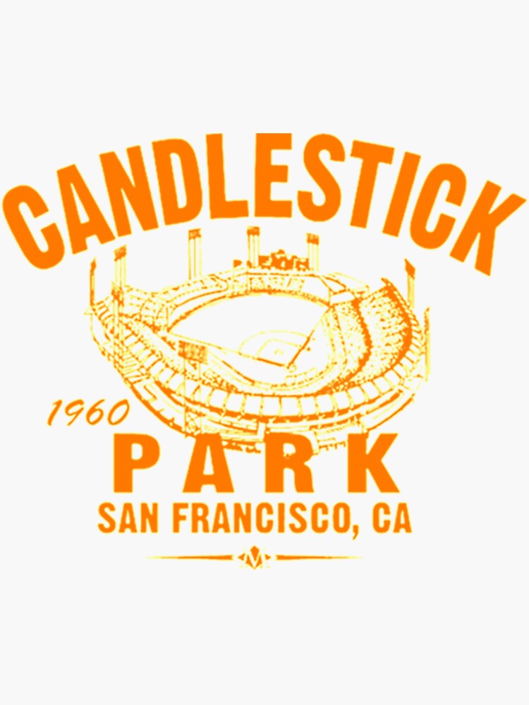 "Candlestick Park Baseball San Francisco " Sticker for Sale by