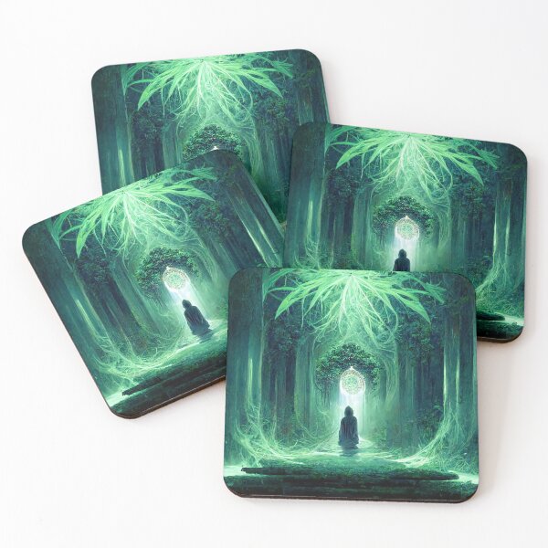 Item preview, Glowing Green Portal | Fantasy Art designed and sold by LenaKiagia.