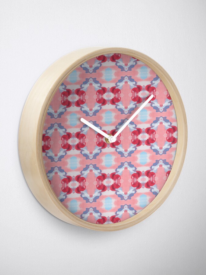 Thumbnail 2 of 4, Clock, Cherry Mesh designed and sold by gidgetlefleur.
