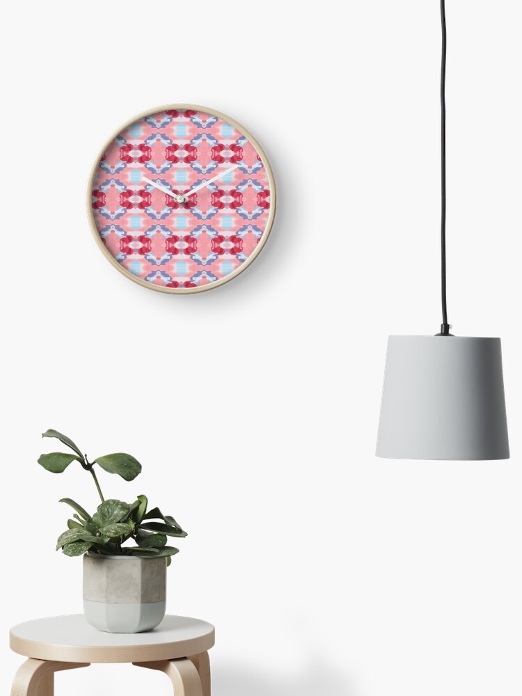 Thumbnail 1 of 4, Clock, Cherry Mesh designed and sold by gidgetlefleur.
