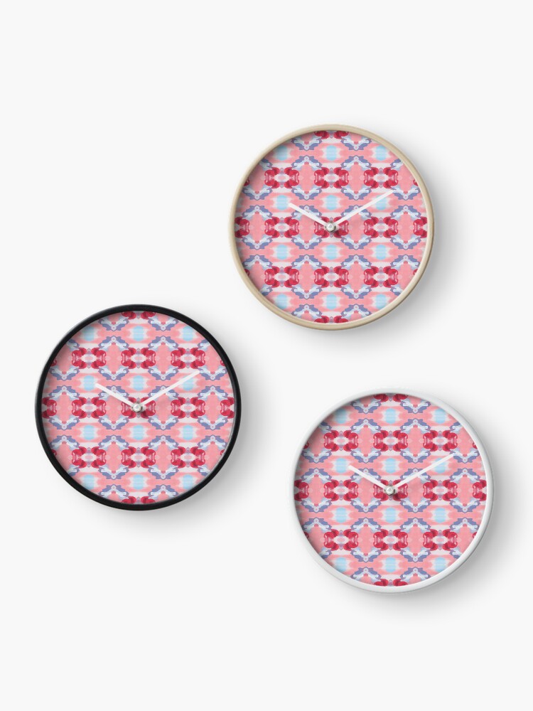 Thumbnail 3 of 4, Clock, Cherry Mesh designed and sold by gidgetlefleur.