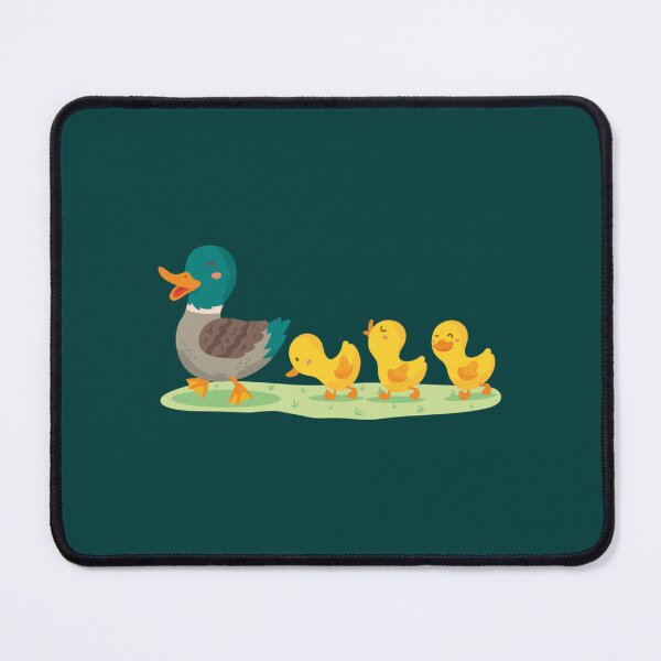 Item preview, love mama duck - Hand drawn mother duck and ducklings walking designed and sold by coiledeggooa.