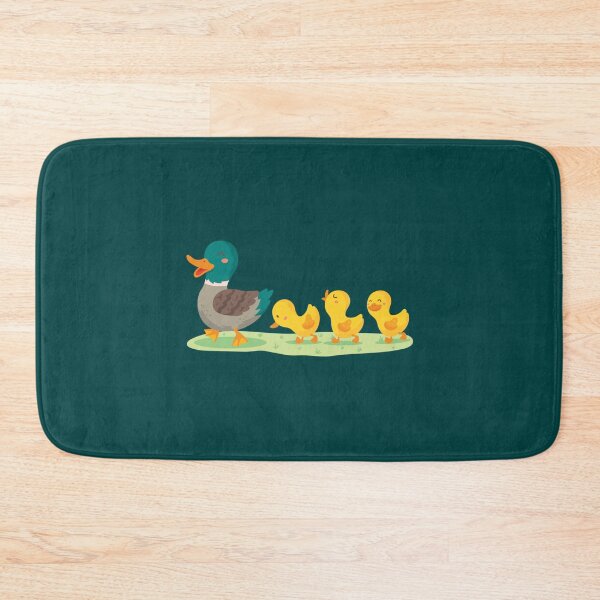 Item preview, love mama duck - Hand drawn mother duck and ducklings walking    designed and sold by coiledeggooa.