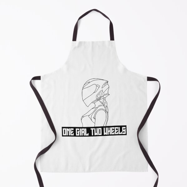 Item preview, Who Ride - one girl two wheels BIKER GIRL gift  designed and sold by Garrick Monahan.