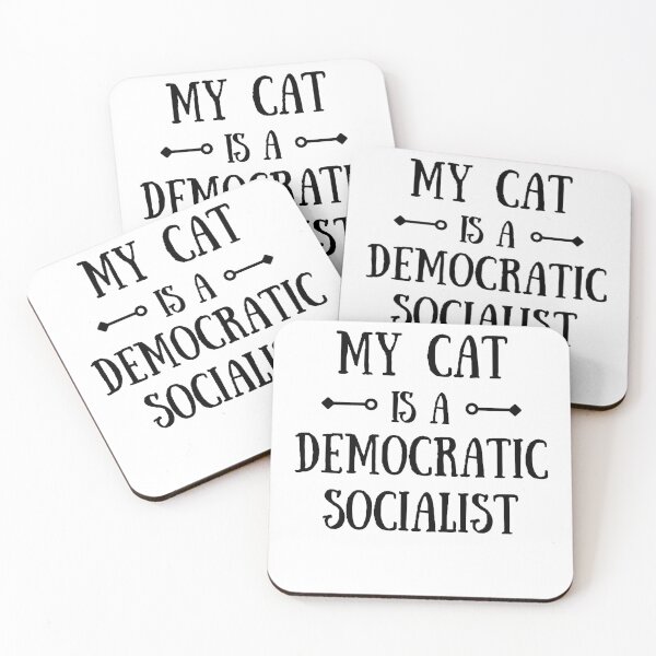 Item preview, my cat is a democratic socialist designed and sold by Wonka ⭐⭐⭐⭐⭐.