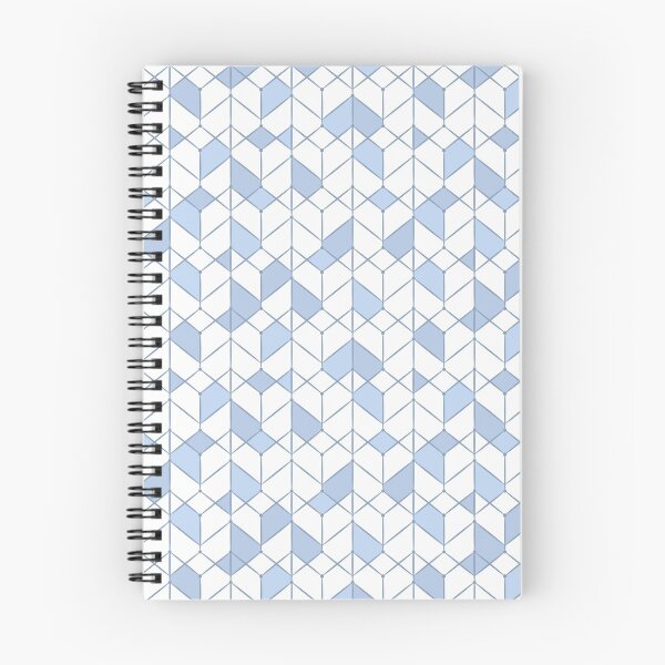 Item preview, Geometric white, blue pattern. designed and sold by marinaklykva.