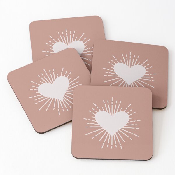 Item preview, Dreamy Aesthetic Sparkling Heart Cute & Minimalist In Pastel Colors Cantaloupe designed and sold by scorpiolane.