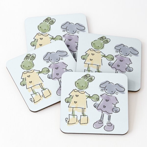 Item preview, Rabbit friends designed and sold by lolliesonsunday.