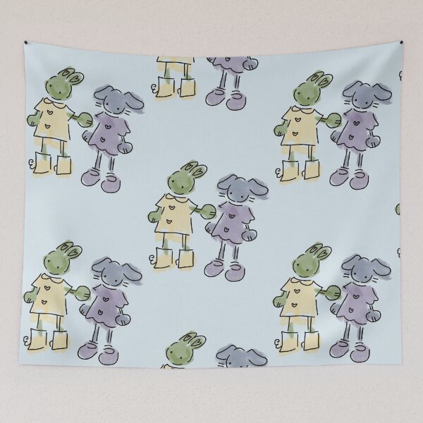 Item preview, Rabbit friends designed and sold by lolliesonsunday.