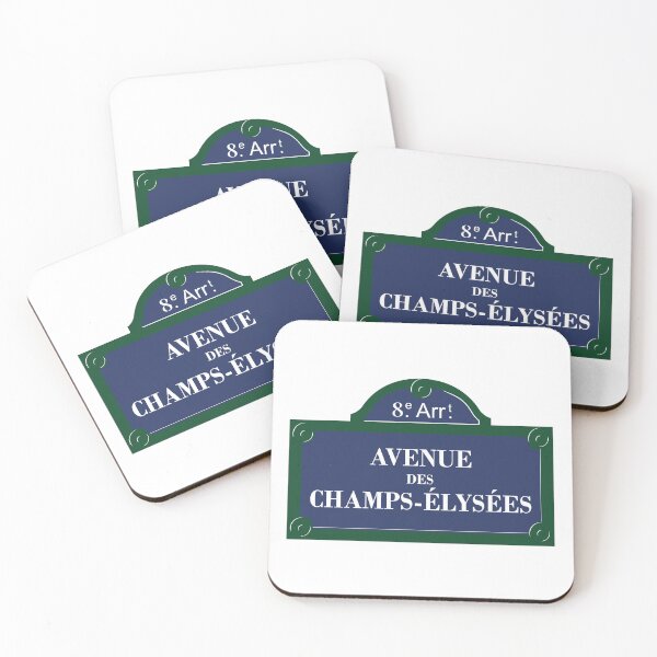 Item preview, Panel Avenue des Champs Elysees 8th Arrondissement Paris designed and sold by BubbleManShop.