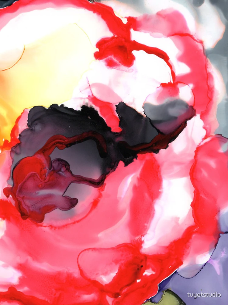Thumbnail 4 of 4, iPhone Case, Abstract Roses designed and sold by tuyetstudio.