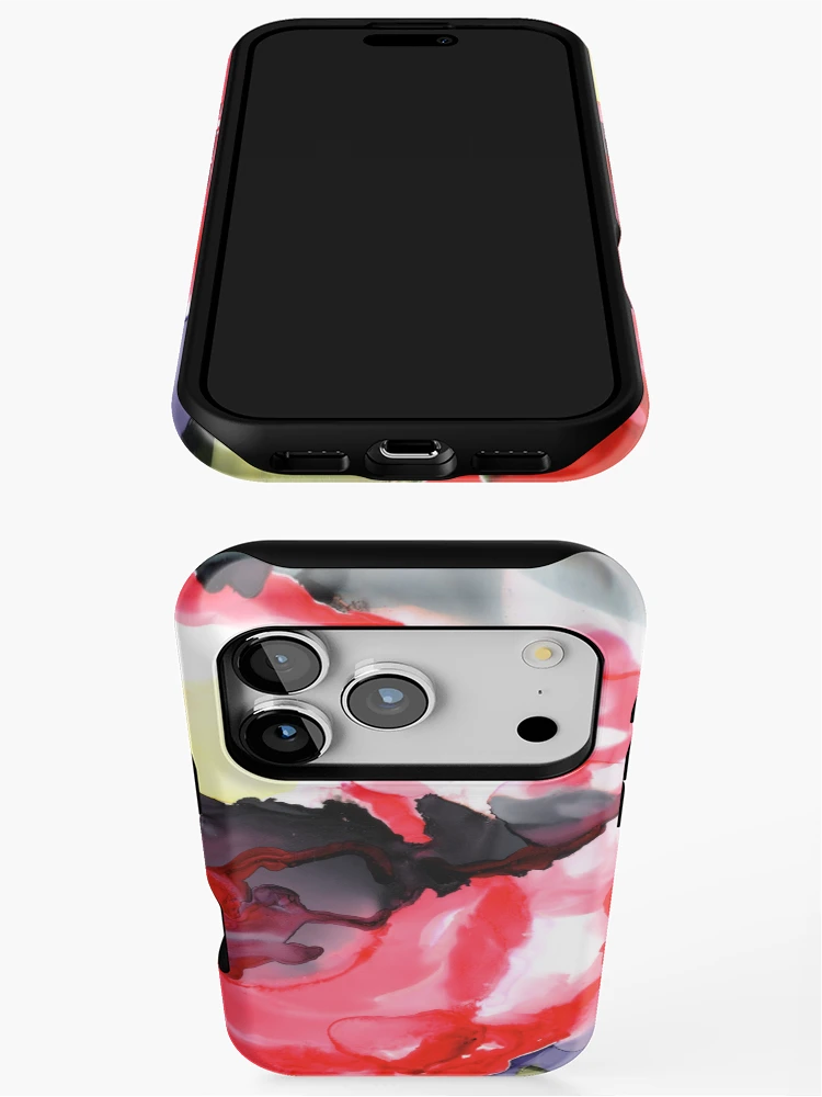 Thumbnail 3 of 4, iPhone Case, Abstract Roses designed and sold by tuyetstudio.