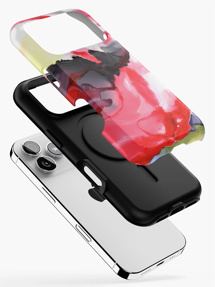 Thumbnail 2 of 4, iPhone Case, Abstract Roses designed and sold by tuyetstudio.