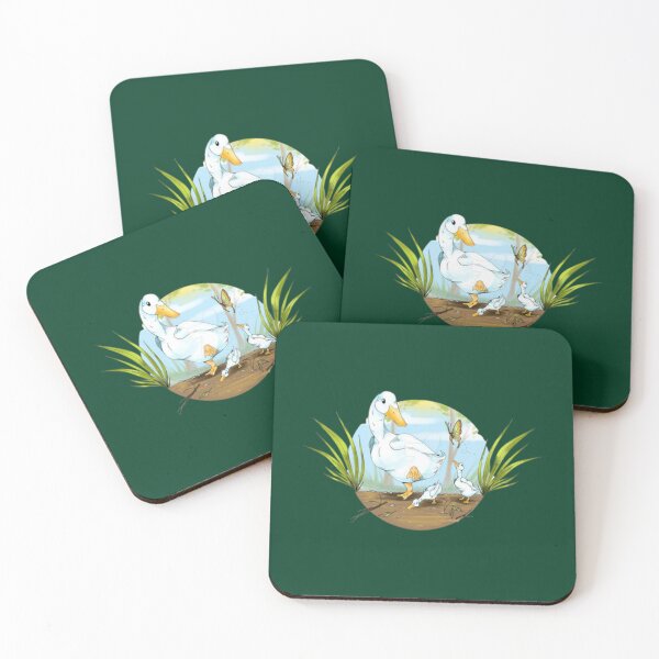 Item preview, mama duck and her ducklings   designed and sold by EmeraldSho.