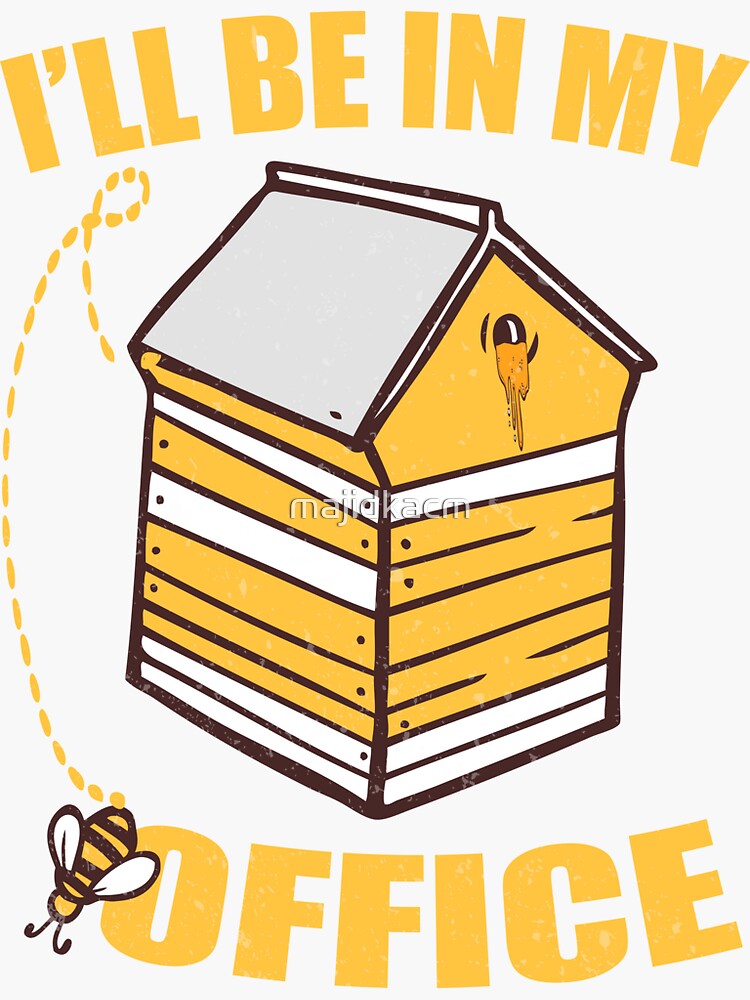 "beekeeping designs for men and women , funny bee keeper jokes" Sticker