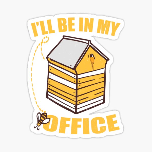 "beekeeping designs for men and women , funny bee keeper jokes" Sticker