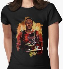 MJ sneakers Women's Fitted T-Shirt