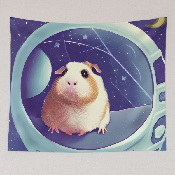 Item preview, Copy of Guinea Piggy in Space 5 - Funny Cute Guinea Pig - Guinea Pigs Adventures designed and sold by Aniyah.