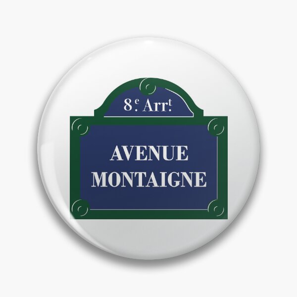 Item preview, Panel Avenue Montaigne 8th Arrondissement Paris designed and sold by BubbleManShop.