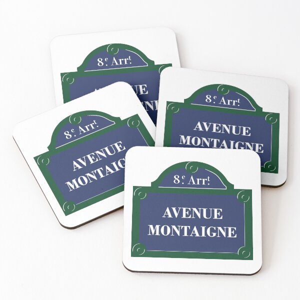 Item preview, Panel Avenue Montaigne 8th Arrondissement Paris designed and sold by BubbleManShop.