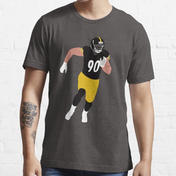 T.J. Watt Pittsburgh Steelers Men's Backer T-Shirt - Ash