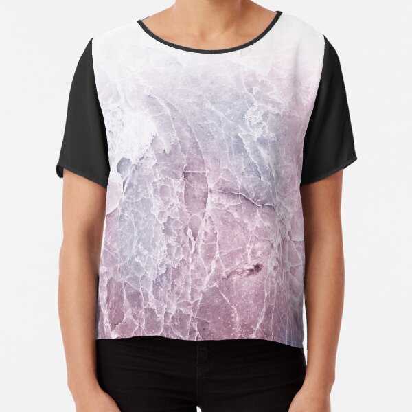 Sea Dream Marble - Rose and White Chiffon Top