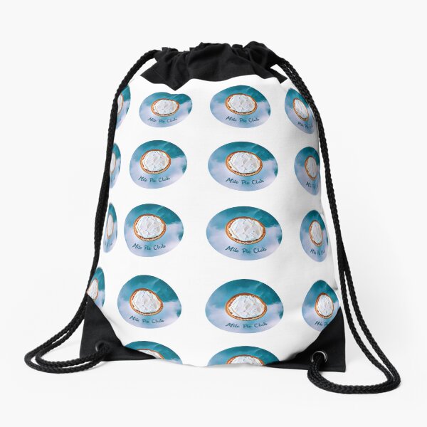 Mile Pie Club Round Drawstring Bag