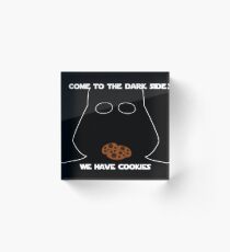 Darth Cookies Acrylic Block