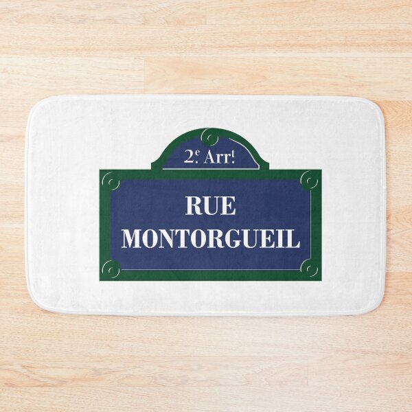 Item preview, Panel Rue Montorgueil 2nd Arrondissement Paris designed and sold by BubbleManShop.