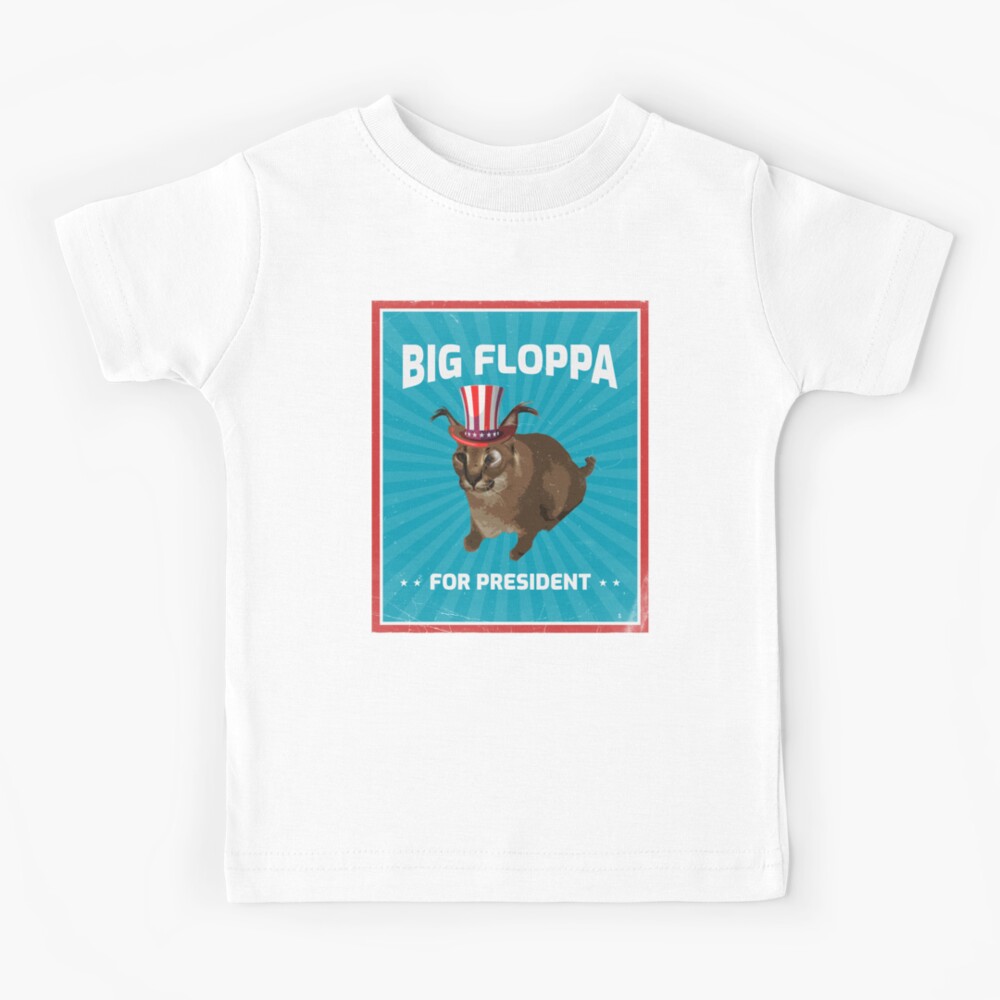 Big Floppa for President Meme Art - Funny Political Retro Vintage Election  Propaganda Poster Big Cat