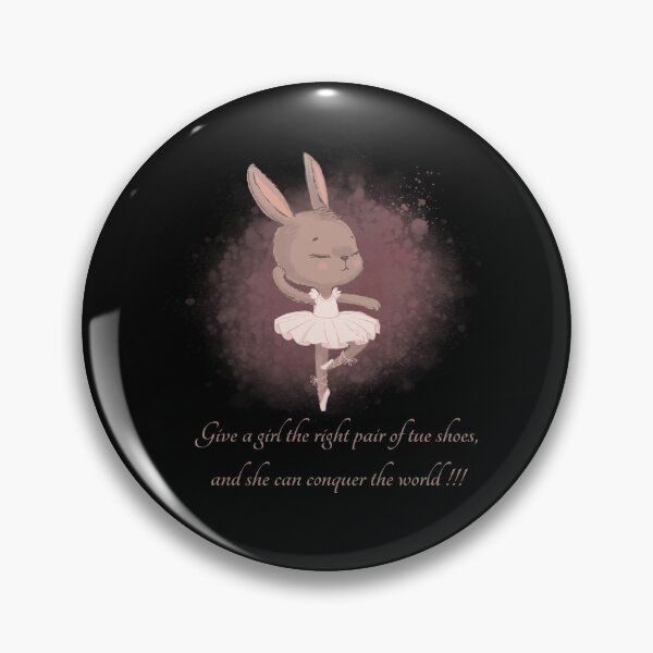 Item preview, Bunny Ballerina Dancing...Give a girl the right pair of tue shoes, and she can conquer the world !!! designed and sold by M-Infinite.