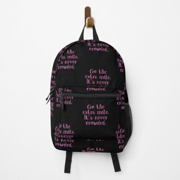 Item preview, Go The Extra Mile It's Never Crowded designed and sold by JourneyCreative.