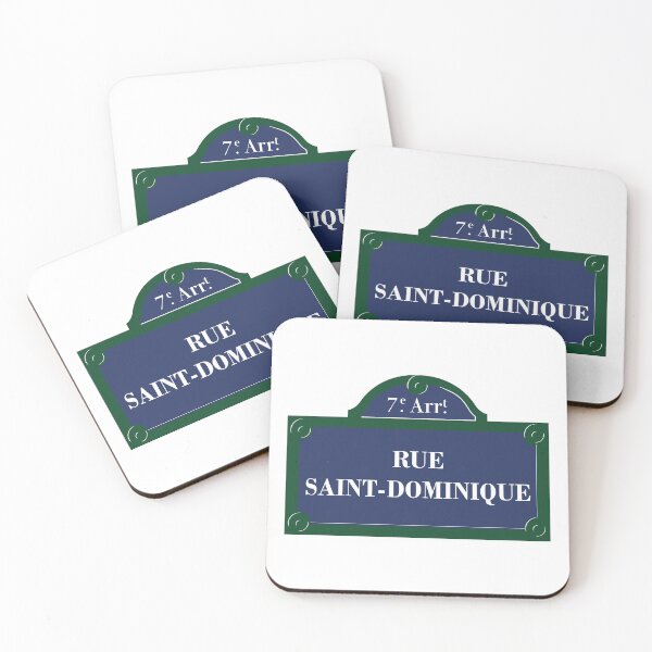Item preview, Panel Rue Saint Dominique 7th Arrondissement Paris designed and sold by BubbleManShop.