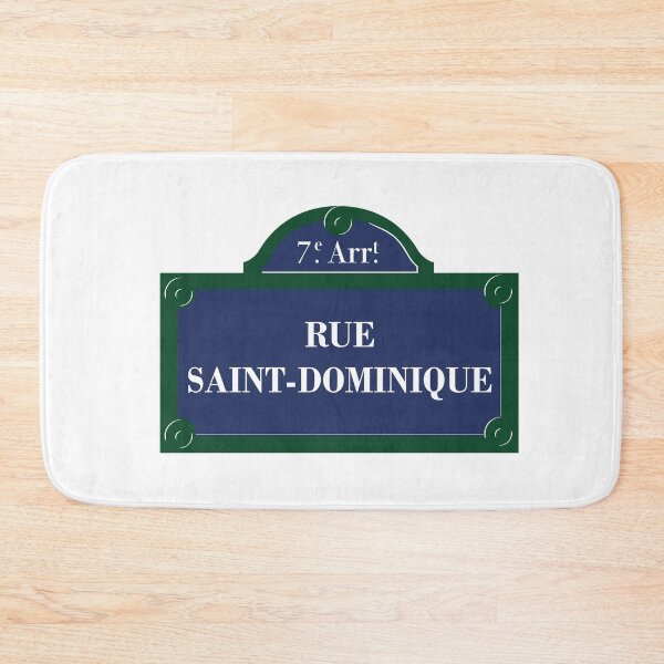 Item preview, Panel Rue Saint Dominique 7th Arrondissement Paris designed and sold by BubbleManShop.